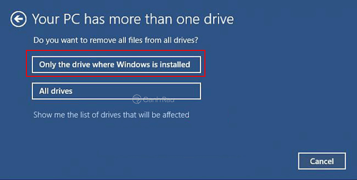 Cách cài đặt lại Windows 10 Hình 17