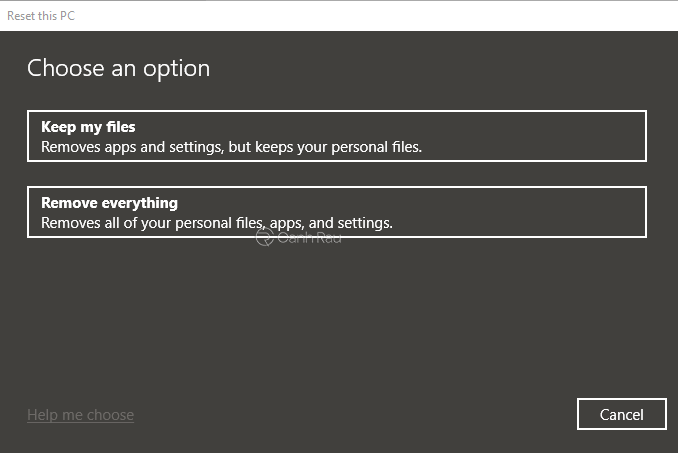 Cách cài đặt lại Windows 10 ảnh 4