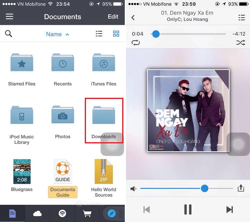 Cách tải nhạc trên ảnh iPhone 6