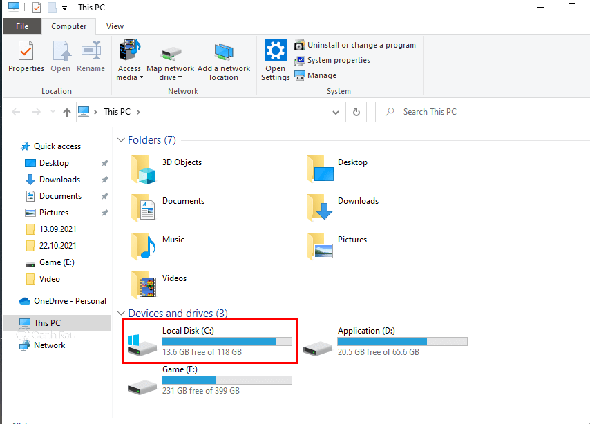 Hướng dẫn cài Windows 10 từ ổ cứng hình 1