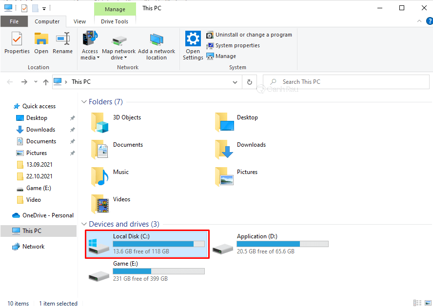 Hướng dẫn cài Windows 10 từ ổ cứng hình 2