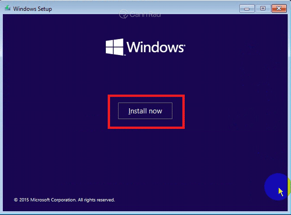 Hướng dẫn cài Windows 10 từ ổ cứng hình 21