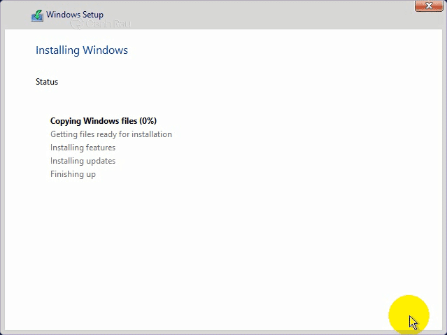 Hướng dẫn cài Windows 10 từ ổ cứng hình 31