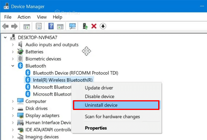 Hướng dẫn cách cài đặt trình điều khiển Bluetooth cho Windows 10