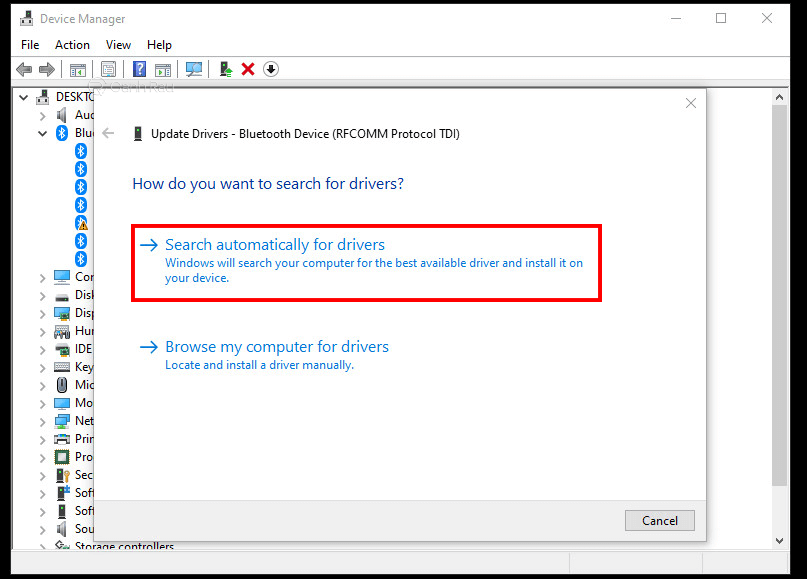 Hướng dẫn cách cài đặt trình điều khiển Bluetooth cho Windows 10 Hình 3