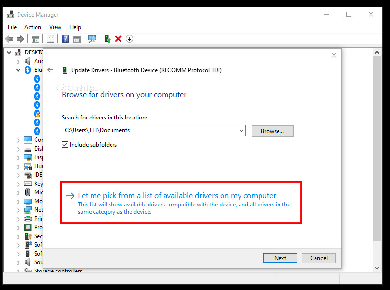 Hướng dẫn cách cài đặt trình điều khiển Bluetooth cho Windows 10 hình 5