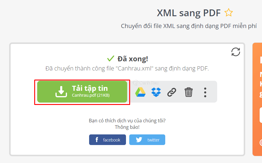 Hướng dẫn cách chuyển file XML sang PDF hình 5