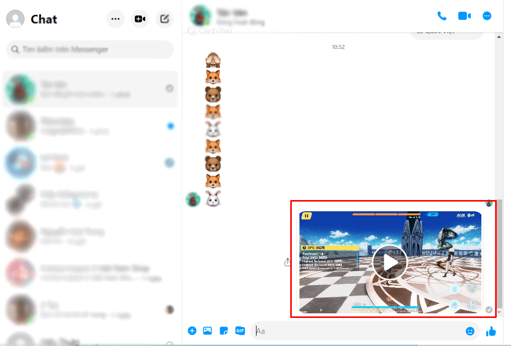 Hướng dẫn cách gửi video qua Messenger hình 9