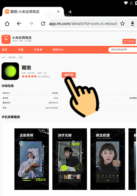 Hướng dẫn cách tải app Xingtu hình 2