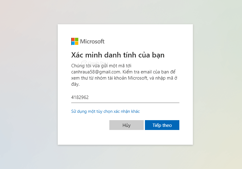 Quên mật khẩu đăng nhập Windows 10 hình 14
