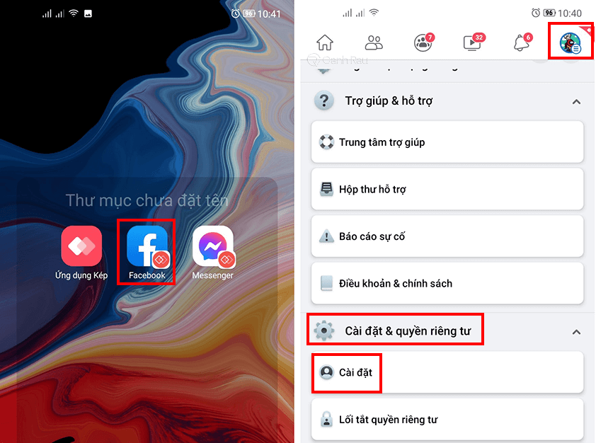 Cách bật nút chia sẻ hình ảnh trên Facebook 1