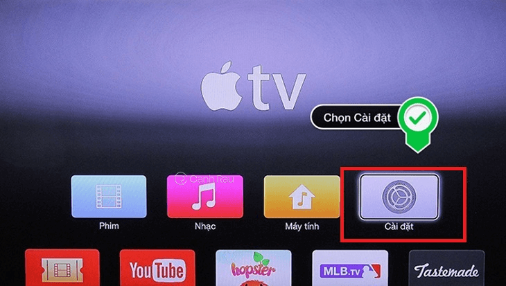 Cach phàn chiếu màn hình iPhone lên Tivi Sony hình 5
