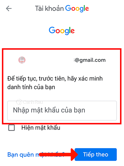 Cách xóa Gmail trên điện thoại hình 4