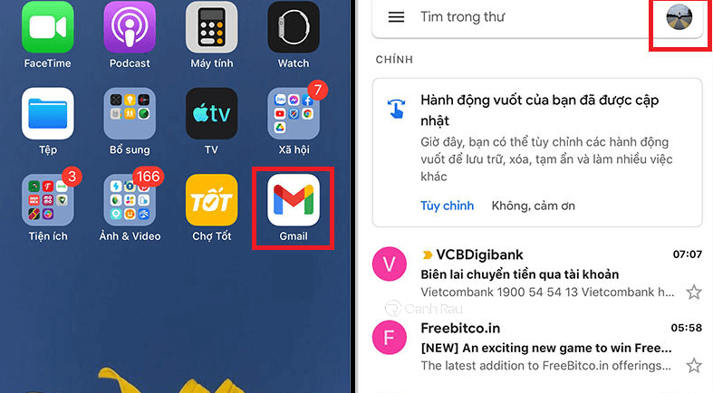 Hướng dẫn cách đăng xuất tài khoản Gmail trên điện thoại hình 4