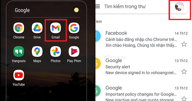 Hướng dẫn cách đăng xuất tài khoản Gmail trên điện thoại hình 8