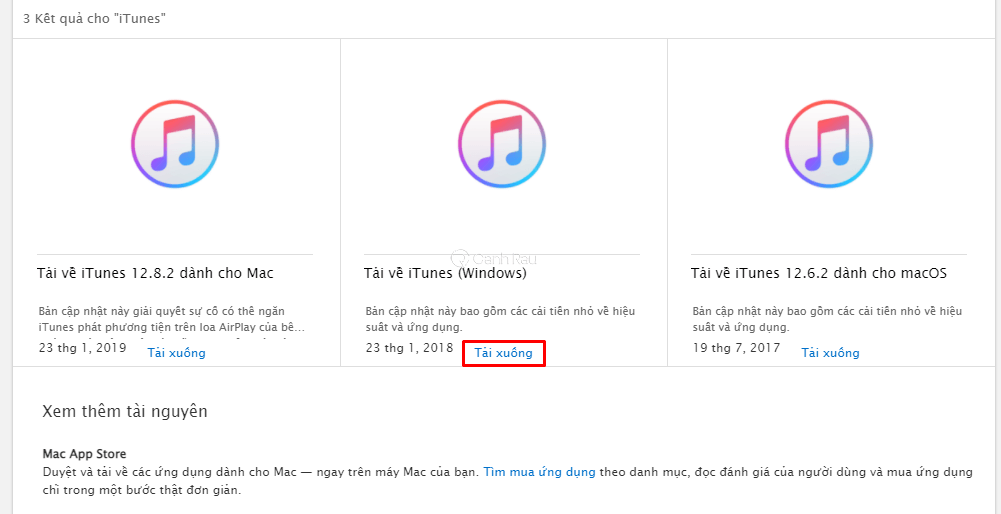 Cách tải iTunes cho Windows 7 hình 1