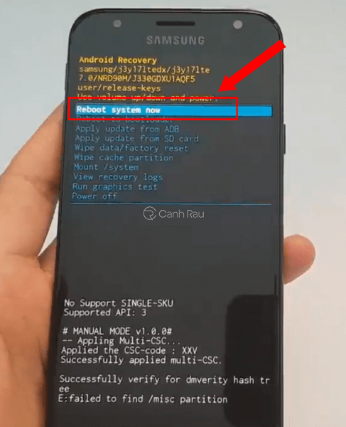 Hướng dẫn cách mở khóa mật khẩu điện thoại Samsung hình 11