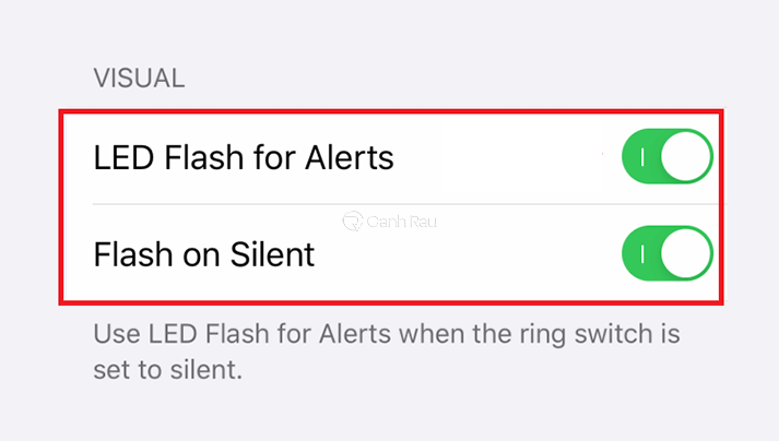 Cách bật flash khi có điện thoại iPhone hình 6
