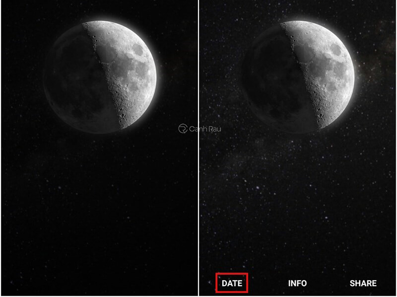 Cách xem mặt trăng theo ngày sinh hình 6