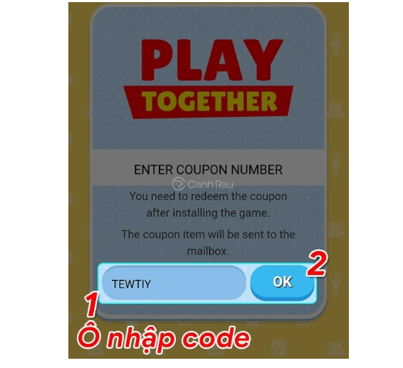 Hướng dẫn cách nhập code Play Together trên iPhone hình 2